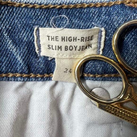 Madewell The High-Rise Slim Boyjean‎ Size 24 - Picture 6 of 7
